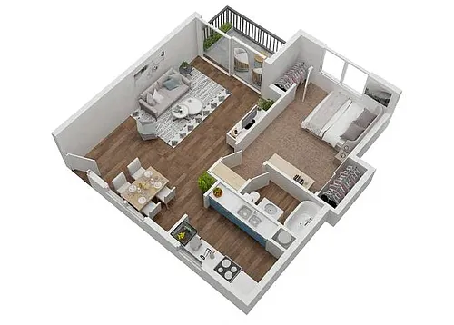 Floor plan Terrace - Johnson