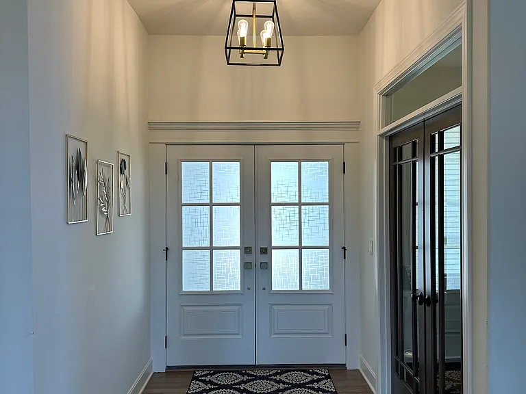 Foyer (office room door on the left)