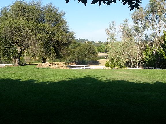 Front yard view of lake