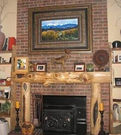 One of 3 fireplaces