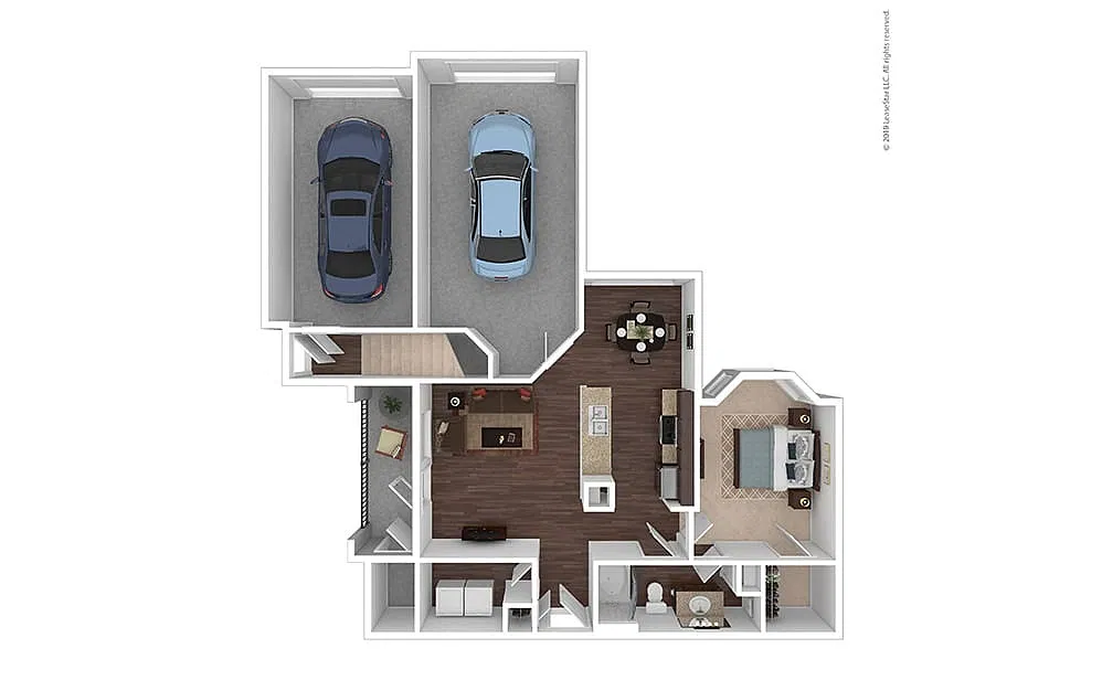 Floor plan Harbour Cove I, II Classic