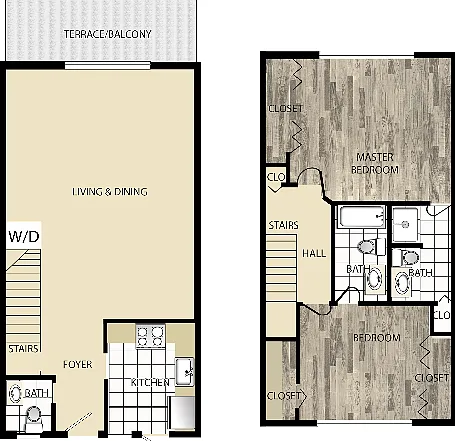 Phase 1 | Bougainville | 2 bedrooms, 2.5 bath Phase 1 | Bougainville | 2 bedrooms, 2.5 bath