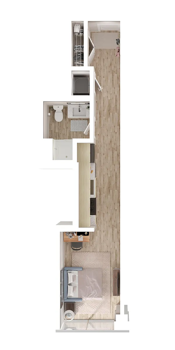 Floor plan Loft Studio C