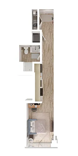 Floor plan Loft Studio C