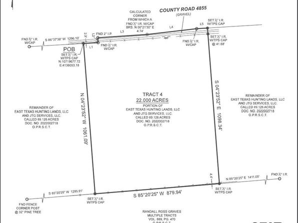 22/AC County Road 4855, Timpson, TX 75975