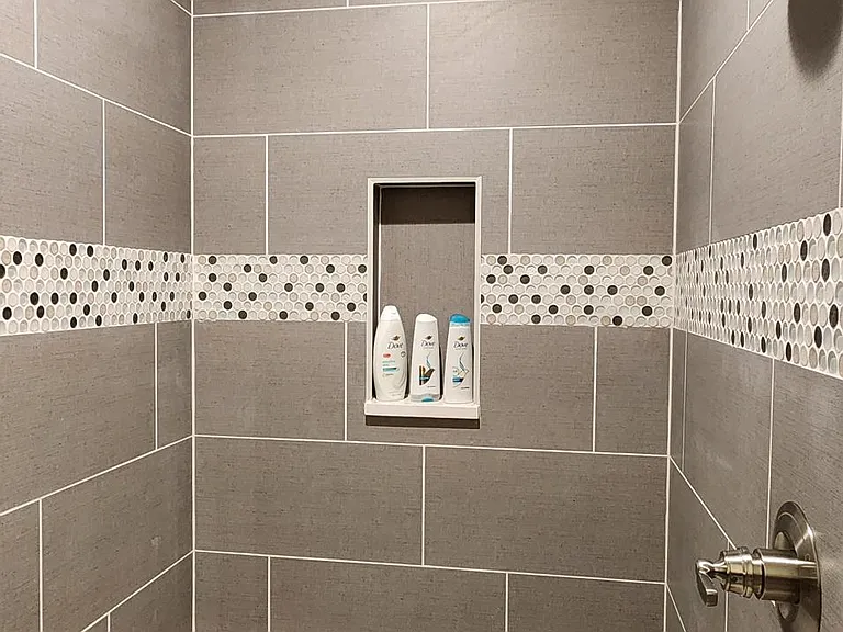 Master shower