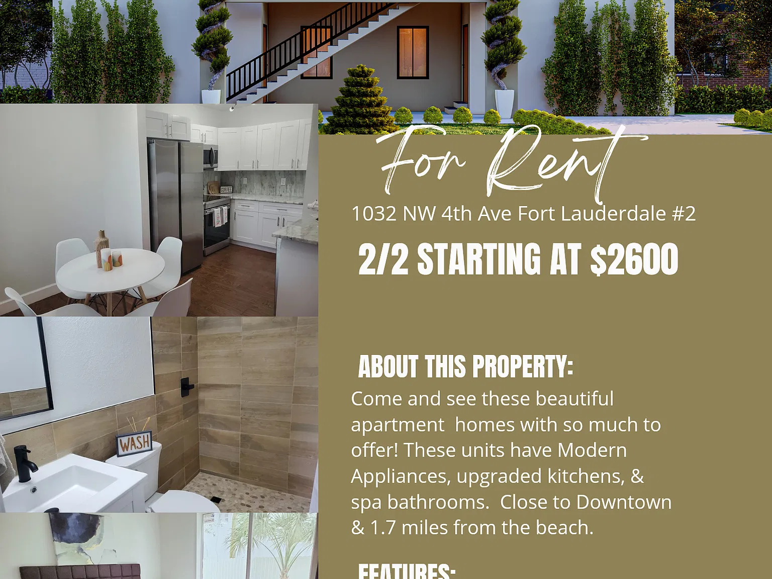 2 bed, 1000 sqft, $2,800 — Photo 1