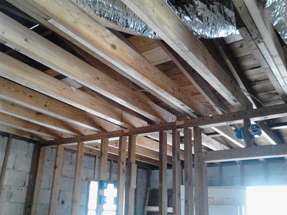 New open layout / new joists