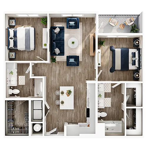 Floor plan B3