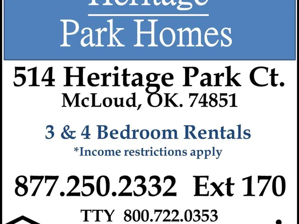 Heritage Park Homes, 514 Heritage Park Ct #540, McLoud, OK 74851