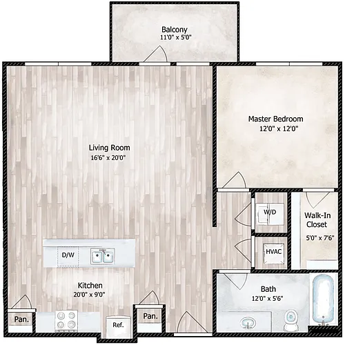 Floor plan Elmington