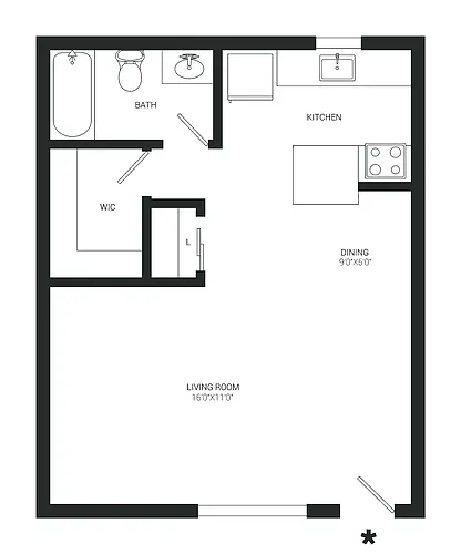 Floor plan Willow