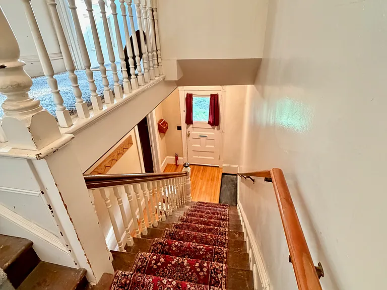 Entryway from front stair landing.