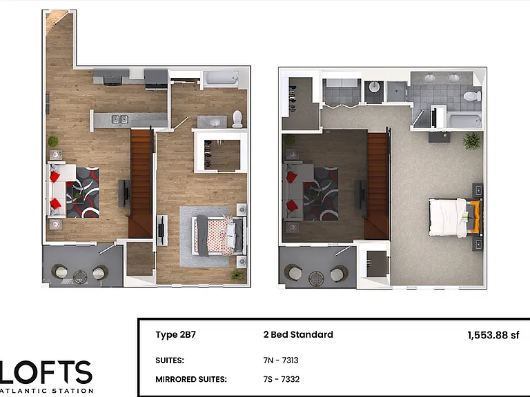 2B7 - 2 Bed Standard 2B7 - 2 Bed Standard