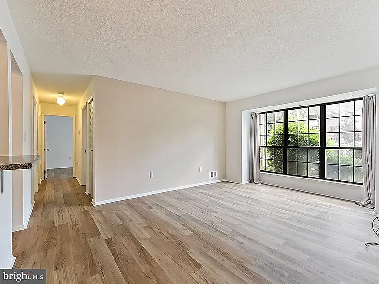 Well lit living room.