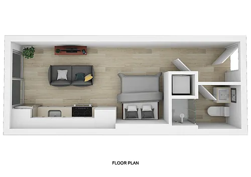 Floor plan Studio A