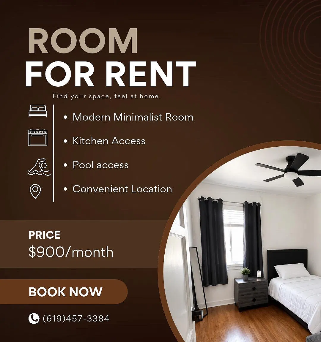 1 bed, 150 sqft, $900 — Photo 1