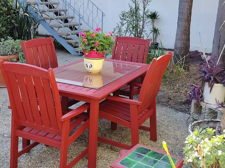 Common patio area.