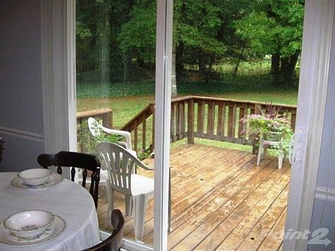 View From Dining Area to Deck