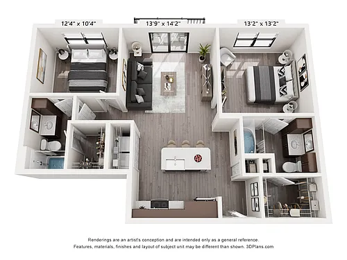 Floor plan B1