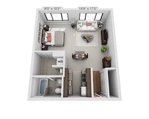 Floor plan Plan E1A