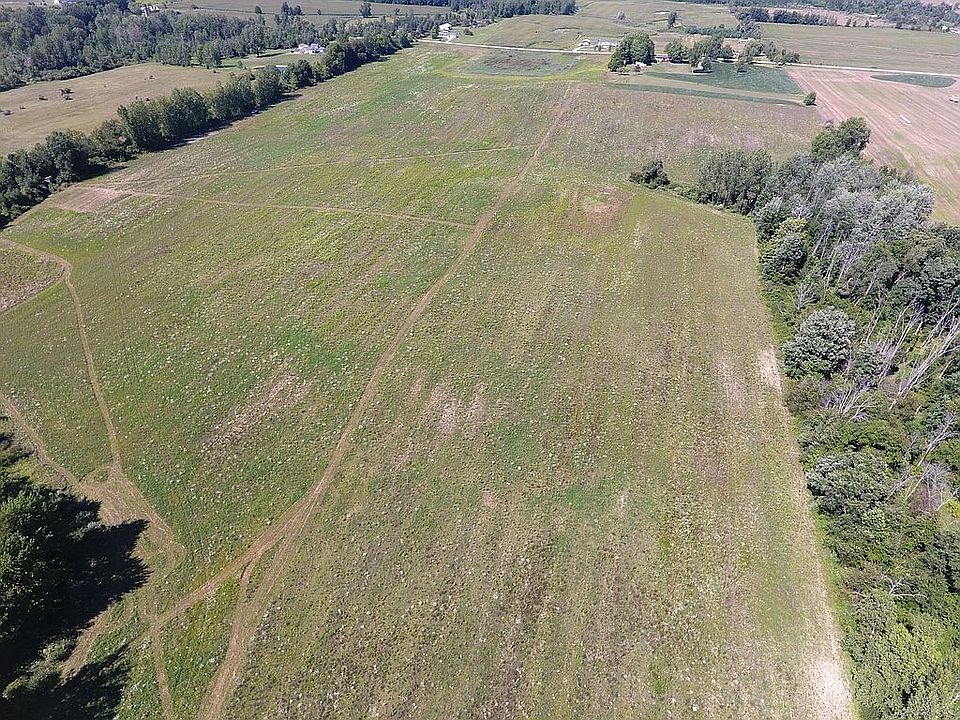 North toward Millington Rd.