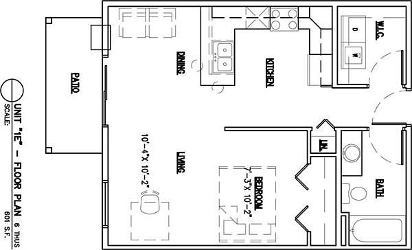 Efficiency Floor Plan