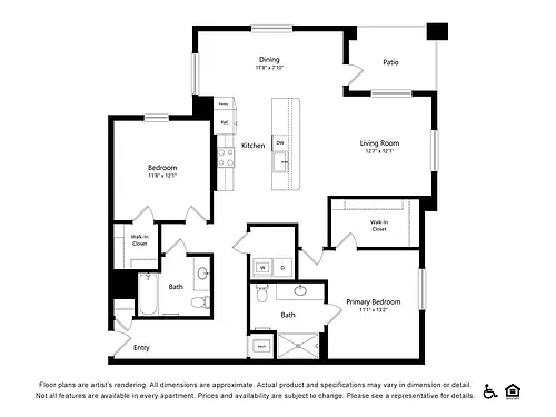 Floor plan 2x2L