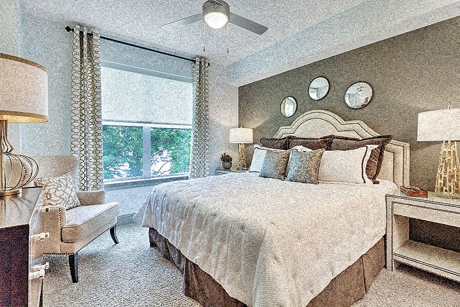 Great floor plans with large windows for natural light