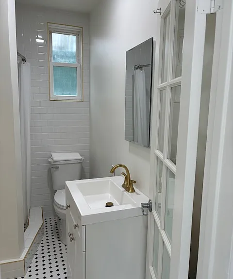 Newly remodeled bathroom