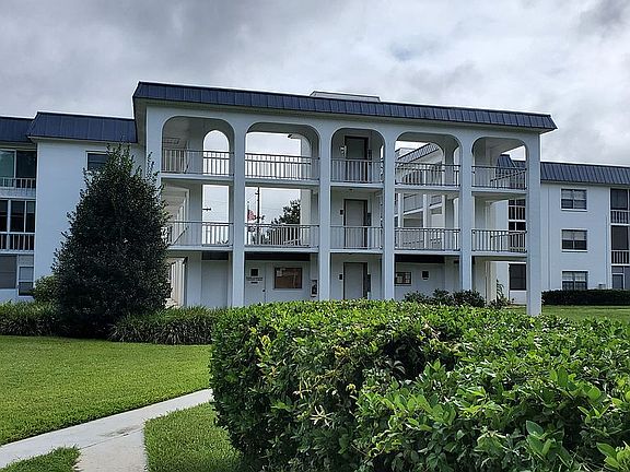 Rear of buildings and elevators