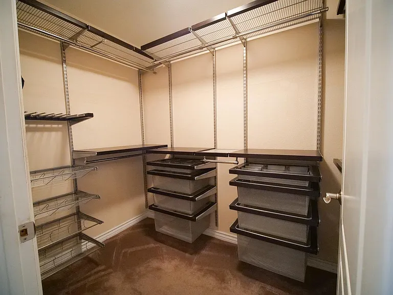 Custom walk-in closet