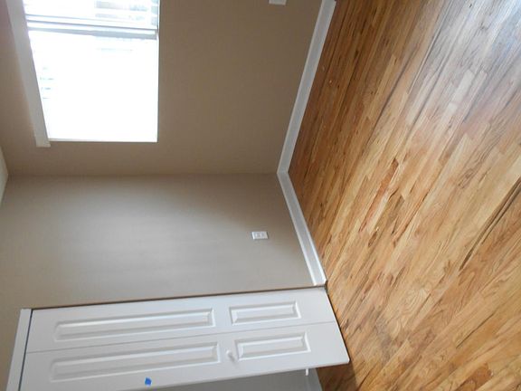 hardwood floors in 2 bedrooms
