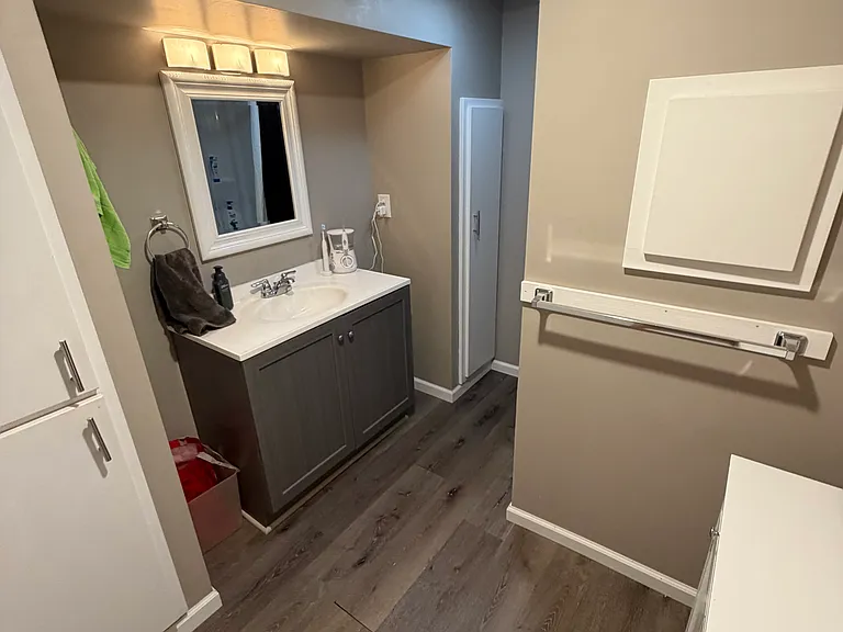 Basement bathroom