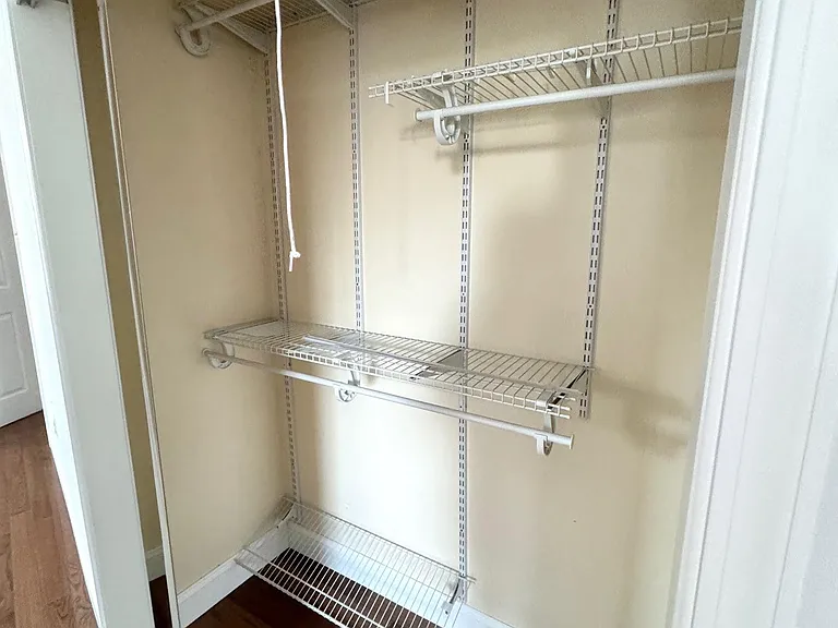 Bedroom closet w/ built-in organizer