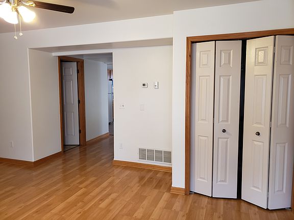 Livingroom closet and walk way to kitchen/dining room