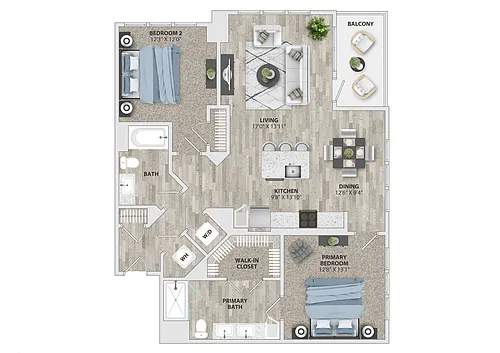 Floor plan B6B