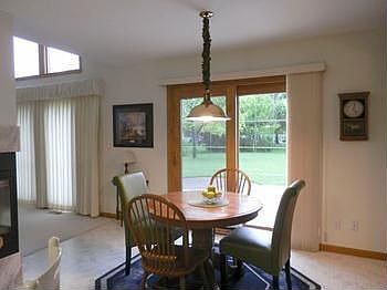 Another eating area close to kitchen