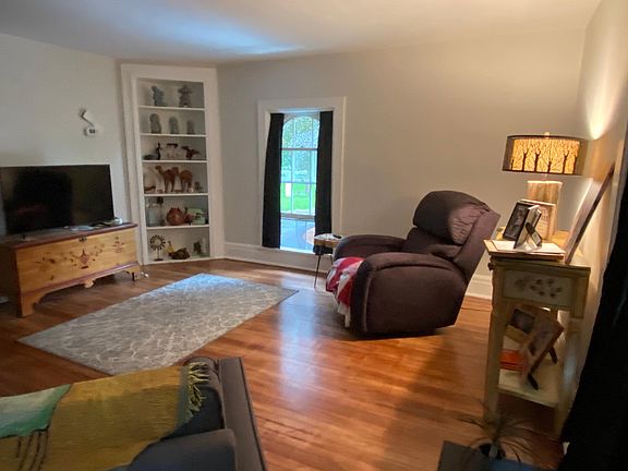 Living Room Setup and Corner Built-In by Current Renter.