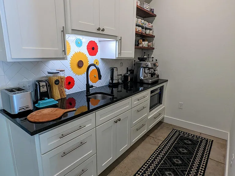 Pantry/Coffee Nook with sink.