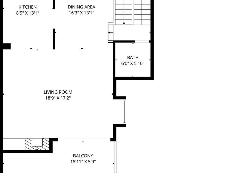 Floor Plan 2 of 4 - Main Floor, Living Room, Kitchen, Dining Area