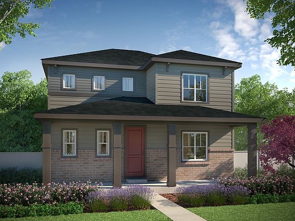 Residence 3204 Elevation B - Brick Modern Prairie