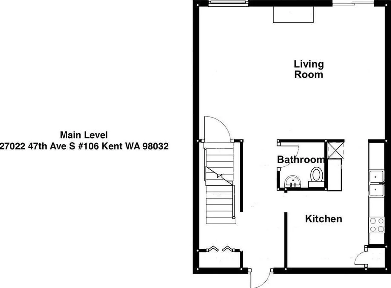 Rooms for Rent in Kent - 2bedroom Townhome Condo — Photo 3