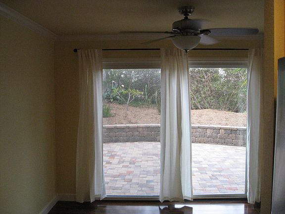 View from dining area