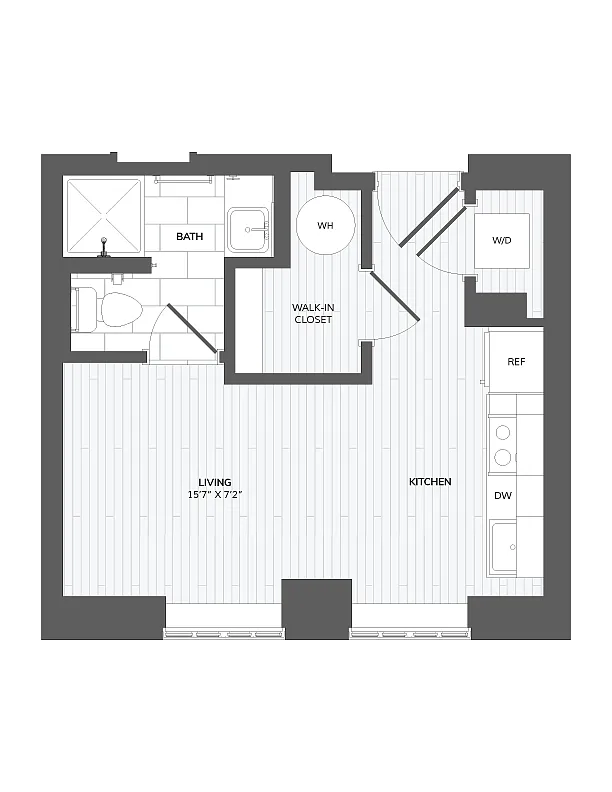 Floor plan Studio-A4