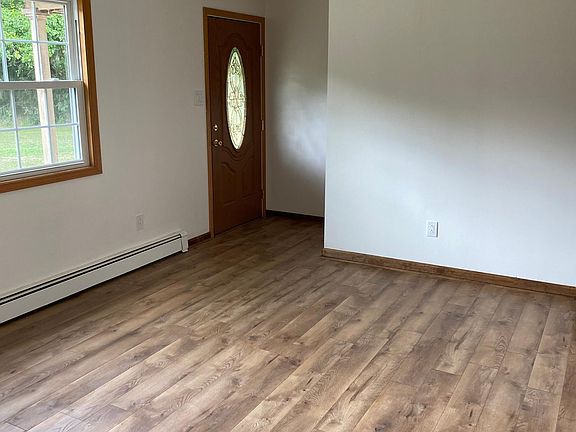 front entry and living room