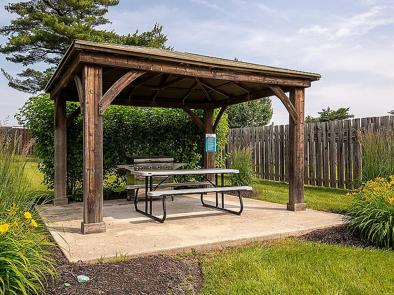 Outdoor Grill and Dinging Patio