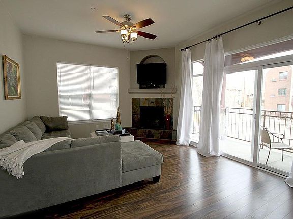 Built in Fireplace in Living Room