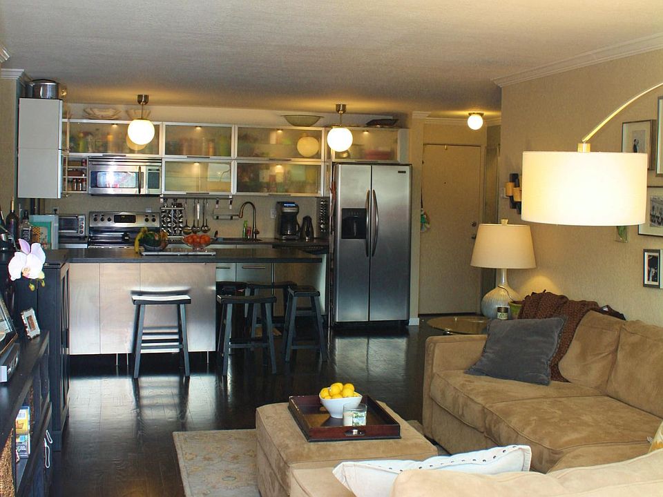 Main Area looking into Kitchen