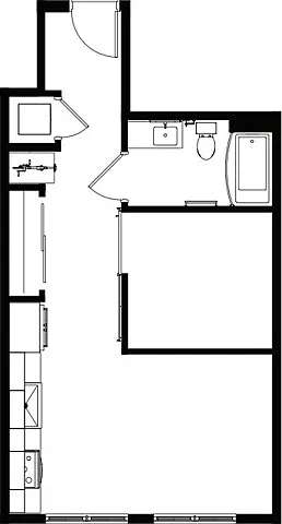 Floor plan Urban 1x1D